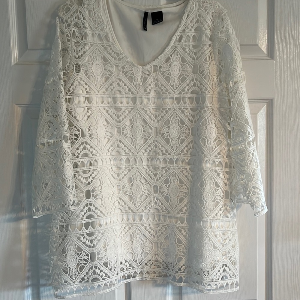 White Lacey shirt